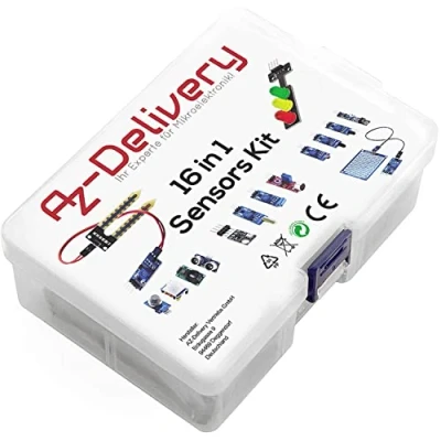 Imagen de AZDelivery 16 en 1 Kit Set de Accesorios Compatible con Arduino y Raspberry Pi E Book Incluido!