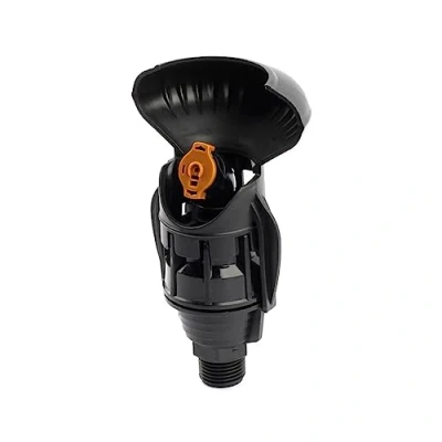 Imagen de Aspersor rotativo de riego súper 10 + Deflector 180º Rosca 1/2&quot; Macho. 360 con Alcance hasta 10m Microaspersor 2.5 a 4 Bar. Boquilla marrón