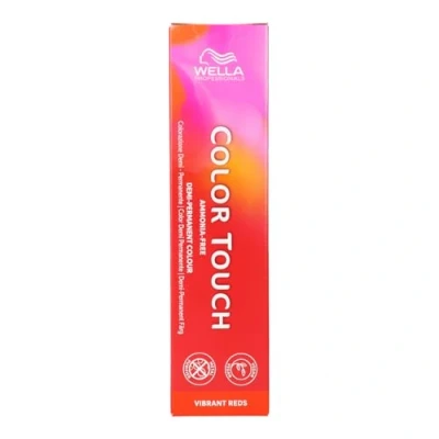 Imagen de Wella Color Touch Vibrant Reds 55/65 Marrón Claro Intenso Violeta Caoba 60ml coloración semipermanente sin amoniaco