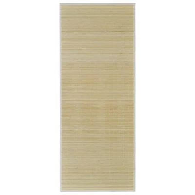 Imagen de vidaXL Alfombra de Bambú Natural Rectangular 80x300cm Salón Mantel Alfombrilla