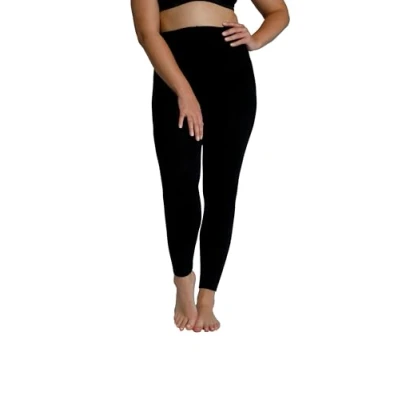 Imagen de Ulla Popken Medias térmicas, Forro Mullido Fleggings, Negro, 56 58 para Mujer