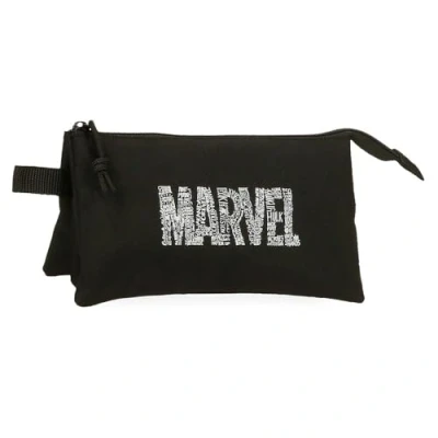 Imagen de Joumma Marvel Characters Logo Estuche Triple Negro 22x12x5 cms Poliéster 1,32L