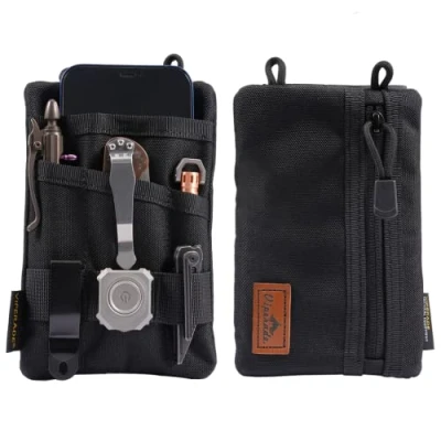 Imagen de VIPERADE VE1 EDC Tool Bag Organizador Bolsa de herramientas Everyday Carry Multitool Funda protectora para Gears Linterna Pocket Knife Pen Notebook(negro)