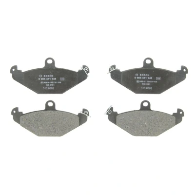 Imagen de BOSCH 0 986 461 148 Juego de pastillas freno Low Metallic Chapa antichirridos RENAULT: LAGUNA 1, ESPACE 3, 21 Berlina