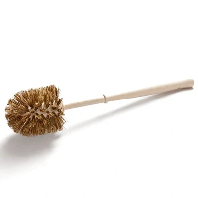 Imagen de Chinchilla® Escobilla de Inodoro Madera Haya, Fabricado en Alemania, Cepillo con cerdas Fibra Natural y Mezcla Coco, para Limpieza