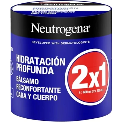 Imagen de Neutrogena 2x1 Tarro Hidratacion Profunda Cara Y Cuerpo 300 Ml