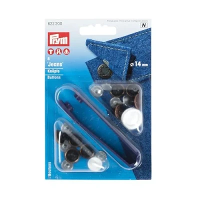 Imagen de Prym Botones, Metal, Cobre Viejo, 14 mm, altkupfer, 8 Stück,