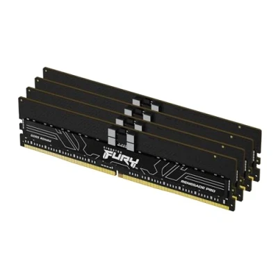 Imagen de Kingston FURY Renegade Pro EXPO 64GB 6000MT/s DDR5 ECC Reg CL32 DIMM (Kit de 4) Memoria registrado sobreacelerable KF560R32RBEK4 64