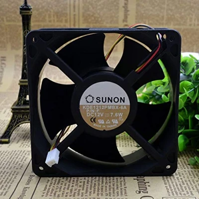 Imagen de KDE1212PMBX 6A 12V 7.6W 120x120x38mm 3pin axial flow cabinet cooling fan