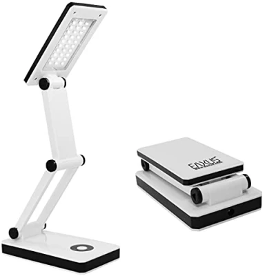 Imagen de Eaxus® Lámpara LED de escritorio USB Plegable, Diseño elegante, Regulable, Blanco