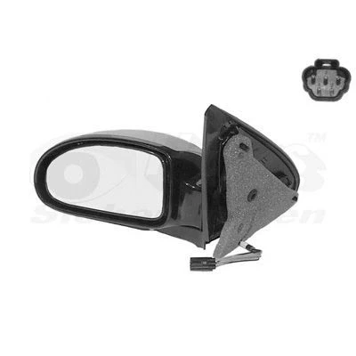 Imagen de espejo retrovisor Van Wezel 1858817 izquierda rebarnizable completo, convexo, para ajuste elect. espejo, calefactable FORD: Focus Mk1 Hatchback