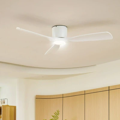 Imagen de Lucande Ventilador de techo Smart LED Moneno, blanco, CC, Tuya