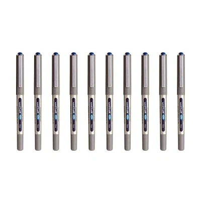 Imagen de Uni ball Mitsubishi Pencil 10 bolígrafos Eye Fine UB 157 Bolígrafo de tinta líquida azul Punta 0,7 mm Escritura mediana