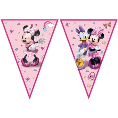 Imagen de Procos Folat 93834P Línea de bandera FSC Minnie Mouse 2,3 metros, color rosa, L