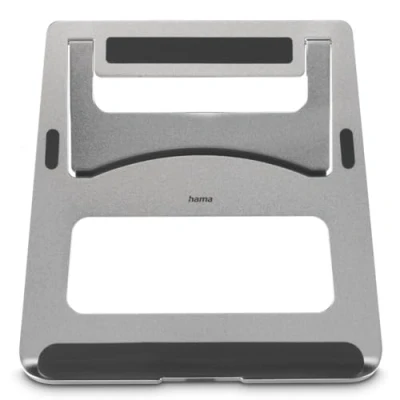 Imagen de Soporte elevador Hama 00126811, Carga Máxima 5 kg, Antideslizante, Inclinable, Plata