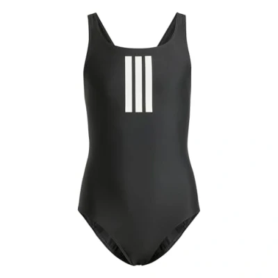 Imagen de adidas Niñas 3 Stripes Swimsuit Kids, Black/White, 5 6 Years