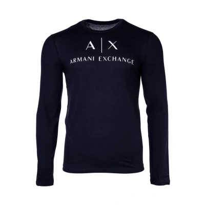 Imagen de Armani Exchange Camiseta de manga larga, Hombre, Talla: Small, Navy