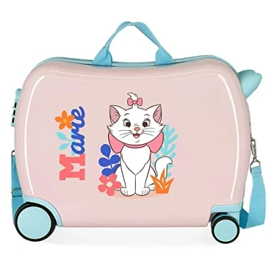 Imagen de Disney Aristogatos Maleta Infantil Rosa 50x39x20 cms Rígida ABS Cierre de combinación lateral 34L 1,8 kgs 4 Ruedas