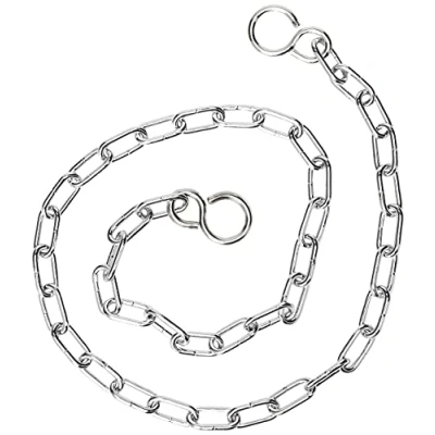 Imagen de Merriway BH02253 Tipo De Vínculo Bath Cadena 450 Mm Con Gancho &#039;S&#039;, Cromado (Paquete 1)