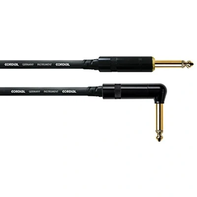 Imagen de CORDIAL Cable Guitarra Jack recto/angular 6 m INSTRUMENT Essentials