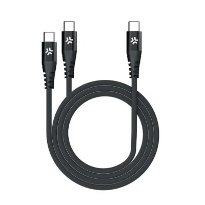 Imagen de Celly USBC2USBCBK Cable USB para cargar