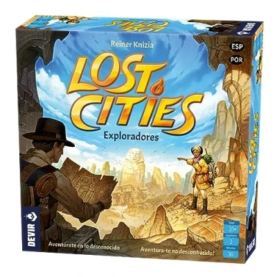 Imagen de Devir Lost Cities: Exploradores, Juego de Mesa, Mesa Estratégico, Cooperativo, 10 años (BGPLORA)