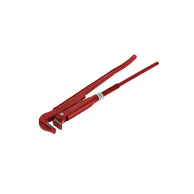 Imagen de GEDORE red Tenaza para tubos acodada en 90, Alicates tubos, Anchura de sujeción 55 mm/1 1/2 pulgadas, Sueca, Maciza, Dentado desplazado, R27100015