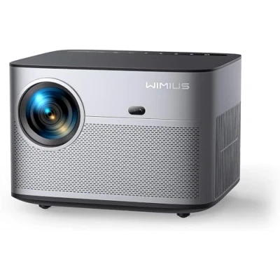 Imagen de Proyector 4K WiFi Bluetooth,【Auto Focus/Keystone】 26000 Lúmenes Full HD 1080P Soporte WiMiUS 6 Cine En Casa 300&#039;&#039; Zoom 50% para Phone/TV Stick/PS5 HDMI USB