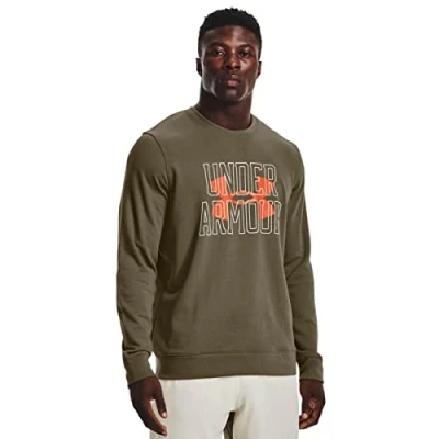 Imagen de Under Armour Hombres Rival Terry Logo Humedad Sudadera Quick SD Dry Pull, Tienda de campaña, M