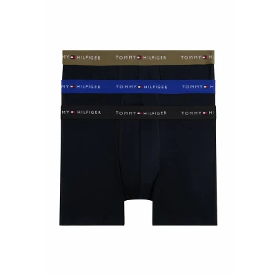 Imagen de Tommy Hilfiger 3 PACK Culotte, Hombre, Talla: Medium, Wdg blu blk utlty olv