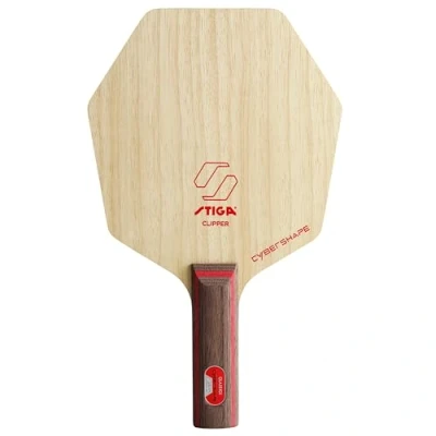 Imagen de STIGA Clipper Cybershape Madera de ping pong ofensiva 7 capas Velocidad máxima con precisión Mango recto