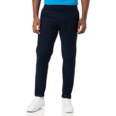 Imagen de Tommy Hilfiger Hombre Pantalón Chelsea Chino Honeycomb Chino, Azul (Desert Sky), 28W / 32L