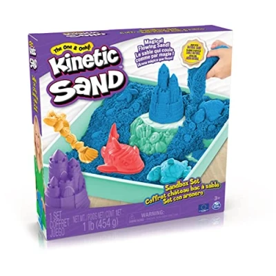 Imagen de Spin Master Alambre Kinetic Sand Arena moldeable Morado, Azul o Verde Mod sdos 26,9x28,3x6,35cm Modelos Surtidos, Multicolor, Small (6067800)