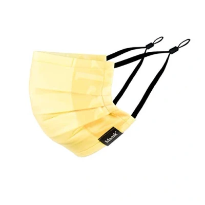 Imagen de MAASK Shield MASCARILLA HIGIENICA Reutilizable, Juventud Unisex, Amarillo, 1 Unidad (Paquete de 1)