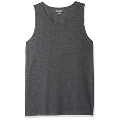 Imagen de Amazon Essentials Camiseta de Tirantes Ajuste Normal Hombre, Carbón Mezcla, XS