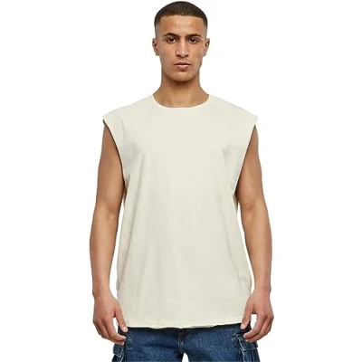 Imagen de Urban Classics OPEN EDGE Sleeveless Top, Hombre, Talla: Large, Whitesand