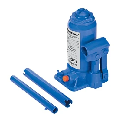 Imagen de Silverline Tools 457050 Gato hidráulico de botella (hasta 6 T)