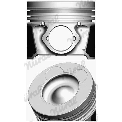 Imagen de NÜRAL 87 434200 00 Pistóns 77,2 con canal de refrigeración, soporte segmento pistón KIA: Pro cee‘d I Hatchback