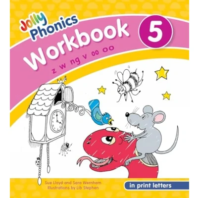 Imagen de Jolly Phonics Workbook 5: in Print Letters (American English edition) (Jolly Workbooks, Set of 1 7)