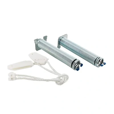 Imagen de DL pro Set de bisagras para puerta lavavajillas Bosch Siemens 00754867 754867 con resorte metal color azul y cuerda