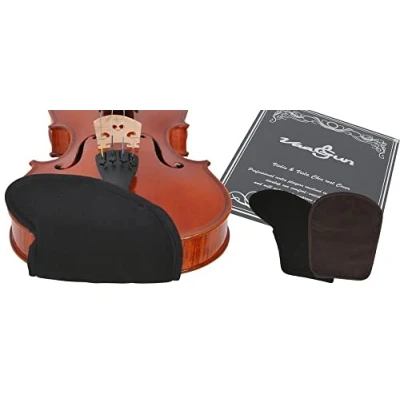 Imagen de Vaagun funda para mentonera talla XL, cubre mentonera, reduce la irritación de piel, mentoneras extra grandes, microfibra marrón