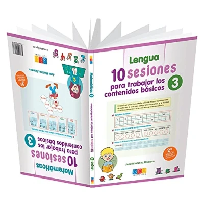 Imagen de Lengua y Matemáticas 3º Primaria: 10 Sesiones para trabajar los contenidos básicos