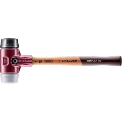 Imagen de Halder 3023050 &quot;simplex&quot; soft face/tpe mid Maza de goma, Multicolor, 50 mm