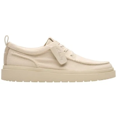 Imagen de Clarks Polden Moc, Hombre, Off White Canvas, 47 EU
