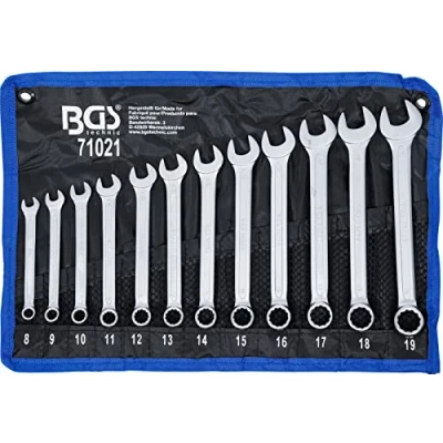 Imagen de BGS 71021 Juego de llaves combinadas 8 19 mm 12 piezas