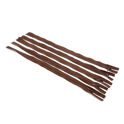 Imagen de ACCESSOIRES LEDUC Trimz Invisible Zip RVNAVN3 Cremallera, Nailon, marrón, 40 cm, 5