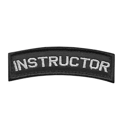 Imagen de Instructor Shoulder Tab Contractor Army Morale Tactical Fastener Patch