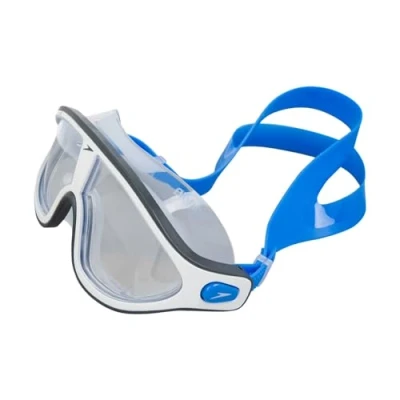 Imagen de Speedo Biofuse Rift Mask Gafas de natación Unisex Adulto, Bondi Azul/Blanco/Transparent, Talla Única