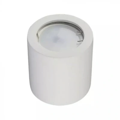 Imagen de Portalámparas de techo redondo yeso V TAC para bombillas GU10 / GU5.3 VT 727RD SKU 3665, a_reflector
