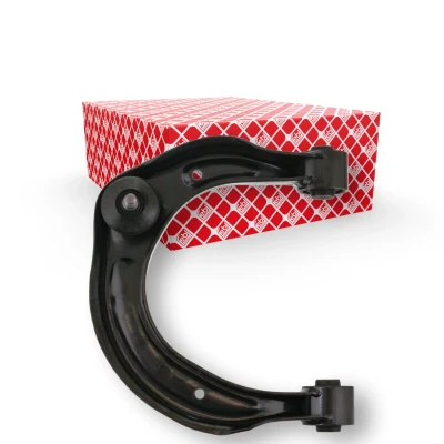 Imagen de FEBI BILSTEIN 41696 Barra oscilante, suspensión de ruedas con apoyo Eje delantero, izquierda, arriba Brazo oscilante transversal Chapa acero 15